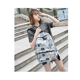 S Kaiko Modern Style Canvas Backpack Casual Daypacks School Backpack For Women And Men Laptop