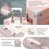 Unitravel Vintage Suitcase Set Spinner Travel Hardside Luggage Sets Pu Trunk