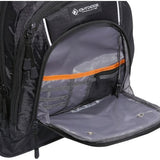 Outdoor Products Sea-Tac Rolling Backpack, 50.2-Liter Storage, Black