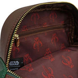 Loungefly x Star Wars Boba Fett Crossbody Bag, Green, One Size