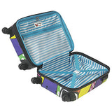 Mia Toro Peace And Love Luggage 3 Piece Set, Contemporary