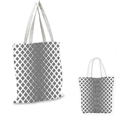 Abstract shopping bag Vertical Square Shaped Geometric Pattern Minimalist Modern Style Trippy