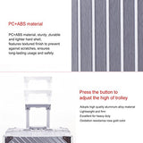 Unitravel Aluminum Frame Hardside Luggage Vintage Travel Suitcase Spinner Wheels TSA