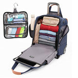 Travelpro Crew Versapack Rolling Underseat Carry-on, Patriot Blue