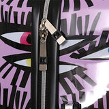 HALINA Bouffants & Broken Hearts Bold Eyes 28" Hard Side Spinner Luggage, Multicolor