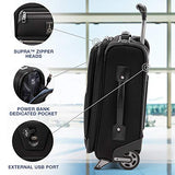 Travelpro Luggage Platinum Elite 16" Carry-on Regional Rollaboard Suitcase, Shadow Black