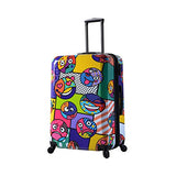 Mia Toro Italy Emojis Hardside 28 Inch Spinner, Multi-Color