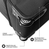 NFL New Orleans Saints Rolling Drop-Bottom Duffel Bag