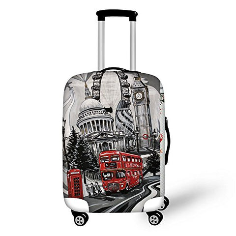 Bigcardesigns Cool Car Travel Luggage Protective Covers for 26"-30" Suitcase Elastic