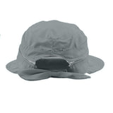Womens 2in1 Wide Brim Summer Folding Anti-UV Golf Tennis Sun Visor Cap Beach Hat, Grey, OS