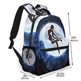 Sai-Lor Mo-On Backpack Travel College School Daypack Bookbag Casual Sports Backpack Laptop Backpack For Women Men