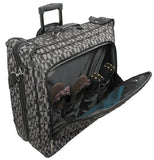 Geoffrey Beene Deluxe Rolling Garment Bag - Hearts Fashion Travel Garment Carrier With Wheels