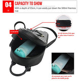 Fox Print Mini Backpack Pu Leather for Women Girls Travel Shopping