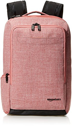 Amazonbasics Slim Carry On Backpack, Salmon