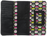 Vera Bradley Wallet 3 Trifold, Classic Black, One Size