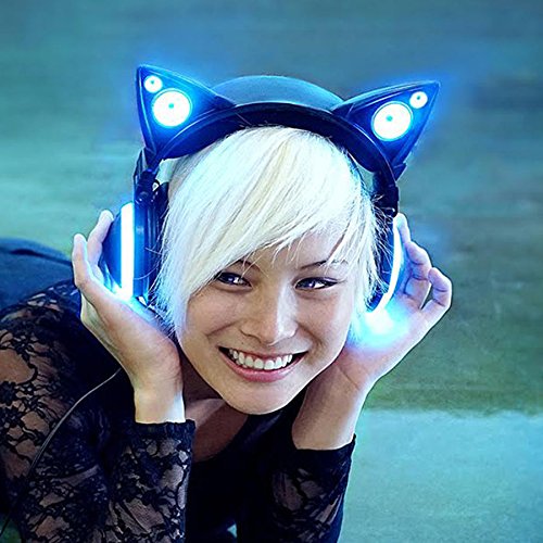 Wired Cat Ear Headphones