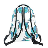 Backpack Travel Funny Turtle Watercolor School Bookbags Shoulder Laptop Daypack College Bag for