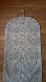 Carry It Well Women'S Hanging Garment Bag Pewter Map Print
