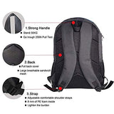 Grid Poker Playing Cards Daypack With Padded Straps, Travel And Sport Backpack Rucksack Large