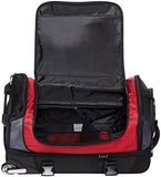 Amazonbasics Ripstop Wheeled Duffel, Red