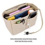 Makeup Bag Cosmetic Cases Felt Bag Organizer Insert Cosmetic Bags Makeup Case Travel Toiletry Bag