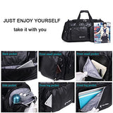 Multifunctional Travel Duffle Bags Sports Gym Luggage - Fashionable, Water-Resistant