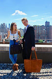 Latico Leathers Heritage Collection Slim Top-Zip Briefcase , Authentic Luxury Leather, Designer