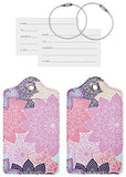 Chelmon Luggage Tags Label Cruise Instrument Bag Case Tags(03 blooming A)