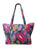 Vera Bradley Miller Travel Tote Bag, Twilight Paisley