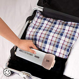 2 Pieces 4 in 1 Travel Dispenser, CHIVENIDO Lotion Shampoo Gel Travel Dispenser Bottle Sets Shower Bottles Refillable Travel Bottles for Makeup Travel Supplies (Pink, Gray)