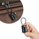 Tsa Compatible Travel Luggage Locks, Inspection Indicator, Easy Read Dials- 1, 2 & 4 Pack