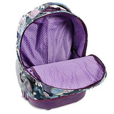 J World New York Sunrise Rolling Backpack, Secret Garden
