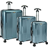 The Set Of Classic Teal Prokas Ultimax 3-Piece Spinner Luggage Set