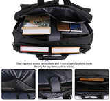FreeBiz Laptop Backpack Messenger Bag-Hybrid Briefcase Backpack Vintage Bookbag Rucksack Satchel-Nylon Water-Resistant for 15.6 Inch Laptop