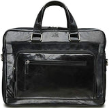 Mancini Bridge Single Compartment 15.6'' Laptop/Tablet Briefcase Black