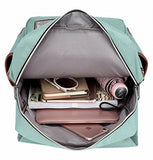 Kenox Vintage Laptop Backpack College Backpack School Bag Fits 15-Inch Laptop (Green1)