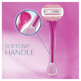 Gillette Venus Women's Comfortglide 3 Blade Disposable Razor, White Tea, 2 Count