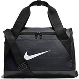Nike Brasilia Training Duffel Bag, Black/Black/White, X-Small