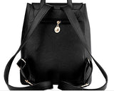 S Kaiko Pu Leather Backpack Casual Daypacks School Backpack For Women Rucksack Travel Backpack