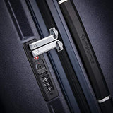 Samsonite Etude Hardside Checked Luggage with Double Spinner Wheels, Dark Navy