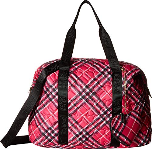 Betsey Johnson Women's Printed Backpack Fuchsia One Size