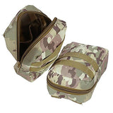 GHP 600D Oxford 420D Nylon Military Camouflage Molle Design Outdoor Camping Backpack