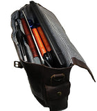 Cuero Genuine Leather Messenger Bag For Men Mens Shoulder bag 15.6 laptop briefcase for office