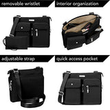 Baggallini Everything Travel Crossbody Bag, Black, One Size
