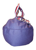 Tommy Hilfiger Patriot Duffle Bag With Wide Navy, Red And White Stripe Handles