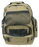 K-Cliffs Large Bookbag Student School Book Bags Big Emergency Backpack Reflective Stripe, Olive