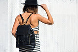 Hang Accessories Zadie Perforated Black Backpack