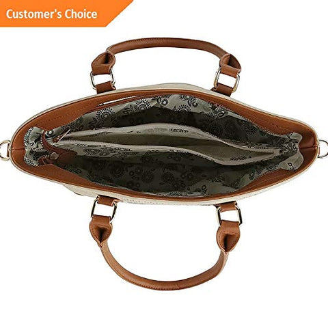 Sandover MKF Collection by Mia K. Farrow Spiral Designer Tote - | Model LGGG - 10806 |