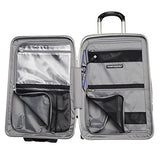 Travelpro Luggage Crew 11 22" Carry-on Slim Hardside Rollaboard w/USB Port, Silver