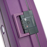 Delsey Luggage Belfort DLX Spinner Carry-on, Purple